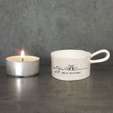 Afbeelding in Gallery-weergave laden, Porseleinen lichtje met oortje
