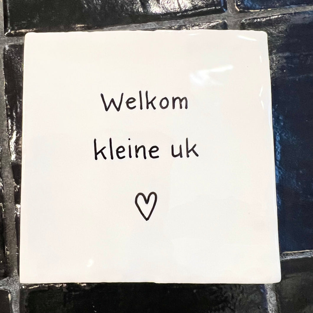 Off white tegeltje