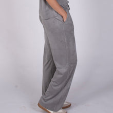 Afbeelding in Gallery-weergave laden, pantalon moongrey vegan suede
