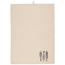 Afbeelding in Gallery-weergave laden, Theedoek vis blauw
