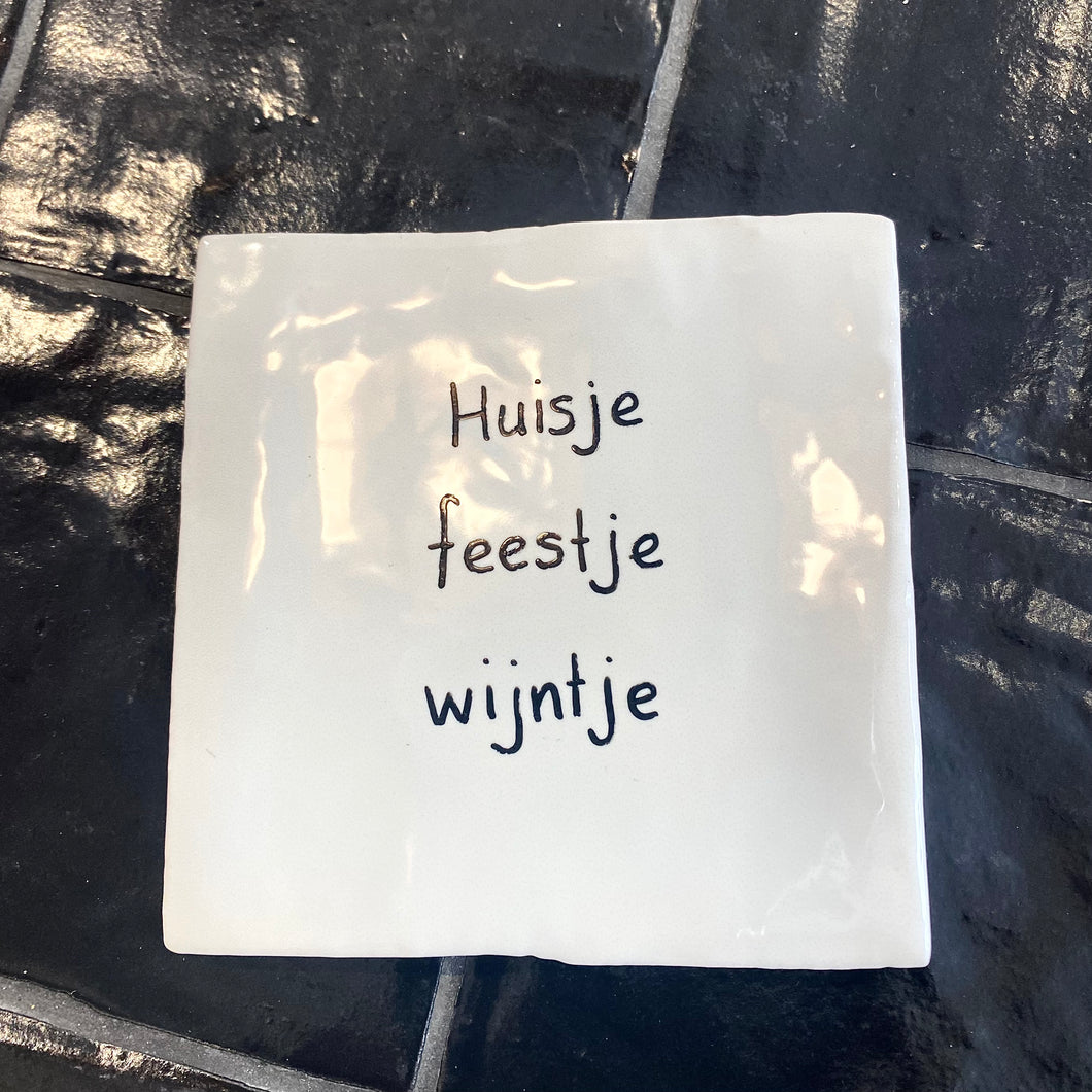 Off white tegeltje